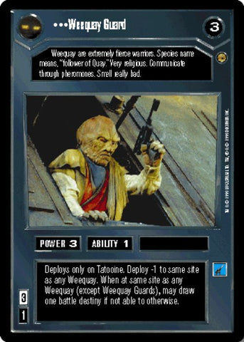 Star Wars CCG | Weequay Guard - Jabba's Palace | The Nerd Merchant