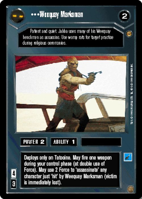 Star Wars CCG | Weequay Marksman - Jabba's Palace | The Nerd Merchant