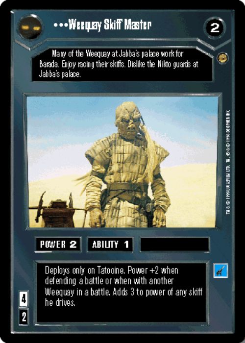 Star Wars CCG | Weequay Skiff Master - Jabba's Palace | The Nerd Merchant