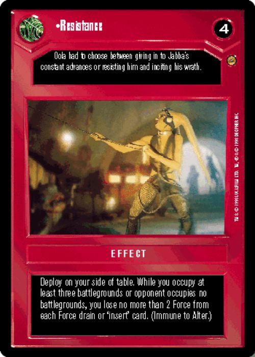 Star Wars CCG | Resistance - Jabba's Palace | The Nerd Merchant