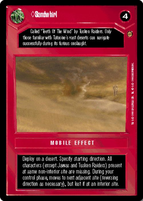 Star Wars CCG | Sandwhirl [Dark] - Jabba's Palace | The Nerd Merchant