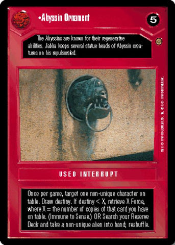 Star Wars CCG | Abyssin Ornament - Jabba's Palace | The Nerd Merchant