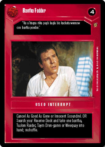 Star Wars CCG | Bantha Fodder - Jabba's Palace | The Nerd Merchant