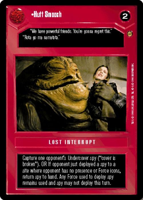 Star Wars CCG | Hutt Smooch - Jabba's Palace | The Nerd Merchant