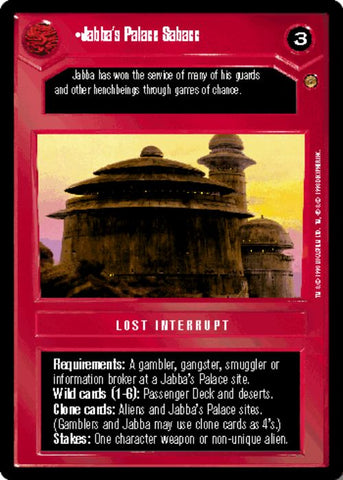 Star Wars CCG | Jabba's Palace Sabacc [Dark] - Jabba's Palace | The Nerd Merchant