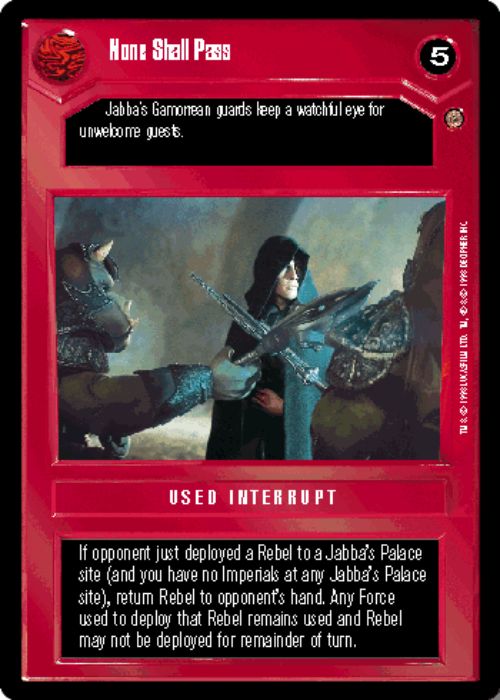 Star Wars CCG | None Shall Pass - Jabba's Palace | The Nerd Merchant