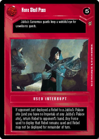 Star Wars CCG | None Shall Pass - Jabba's Palace | The Nerd Merchant