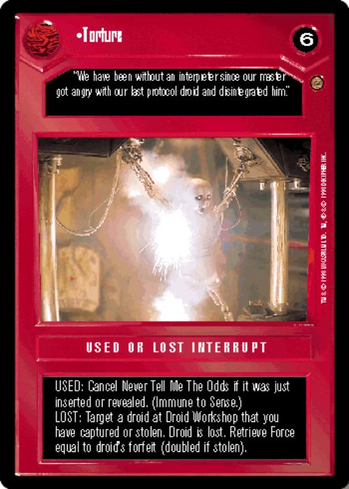 Star Wars CCG | Torture - Jabba's Palace | The Nerd Merchant