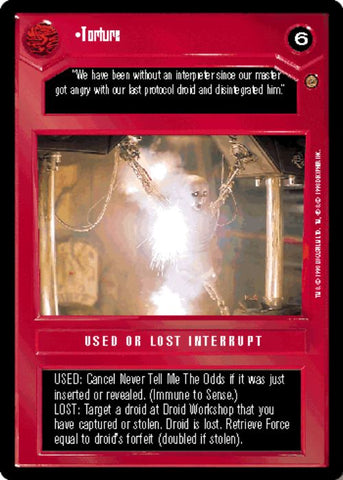 Star Wars CCG | Torture - Jabba's Palace | The Nerd Merchant