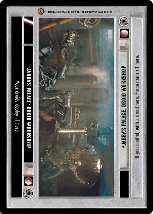Star Wars CCG | Jabba's Palace: Droid Workshop - Jabba's Palace | The Nerd Merchant