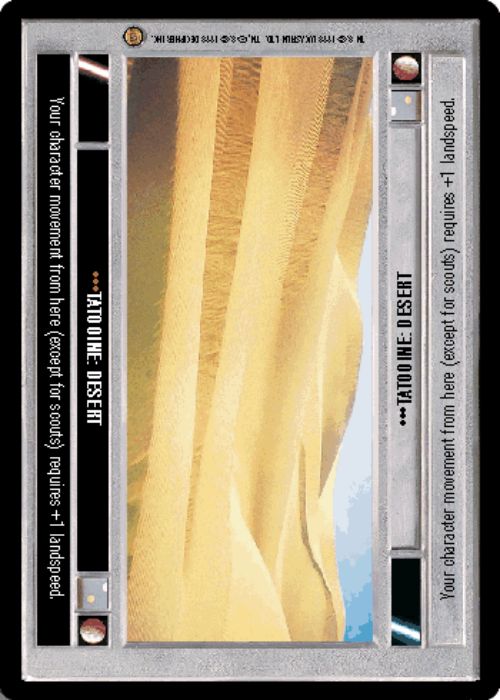 Star Wars CCG | Tatooine: Desert [Dark] - Jabba's Palace | The Nerd Merchant