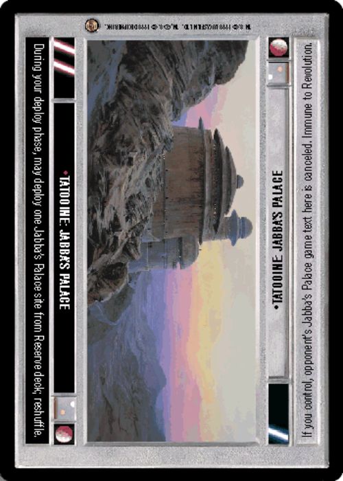 Star Wars CCG | Tatooine: Jabba's Palace - Jabba's Palace | The Nerd Merchant