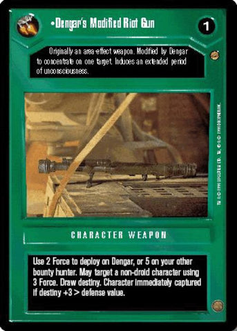 Star Wars CCG | Dengar's Modified Riot Gun - Jabba's Palace | The Nerd Merchant