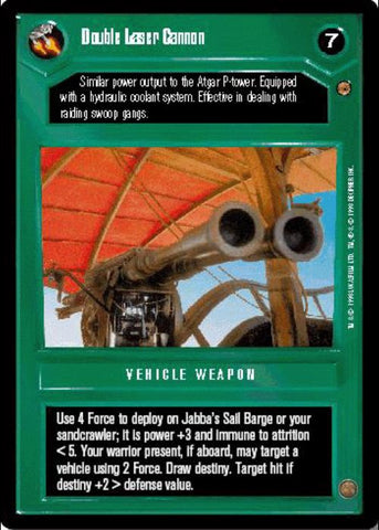 Star Wars CCG | Double Laser Cannon - Jabba's Palace | The Nerd Merchant