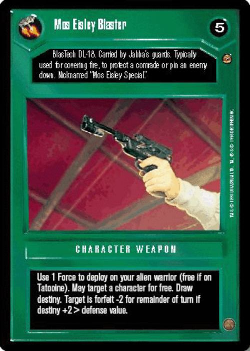 Star Wars CCG | Mos Eisley Blaster [Dark] - Jabba's Palace | The Nerd Merchant