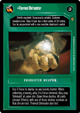 Star Wars CCG | Thermal Detonator - Jabba's Palace | The Nerd Merchant