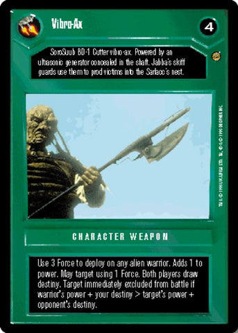 Star Wars CCG | Vibro-Ax [Dark] - Jabba's Palace | The Nerd Merchant