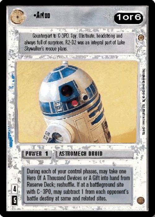 Star Wars CCG | Artoo - Jabba's Palace | The Nerd Merchant