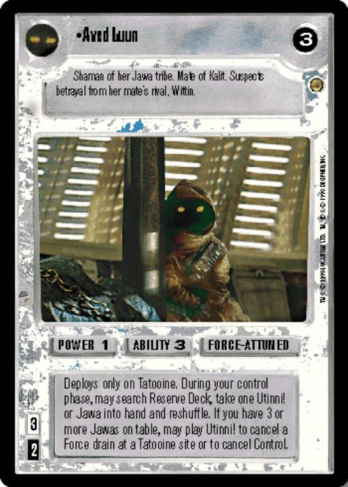Star Wars CCG | Aved Luun - Jabba's Palace | The Nerd Merchant