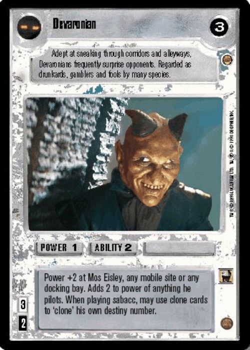 Star Wars CCG | Devaronian - Jabba's Palace | The Nerd Merchant