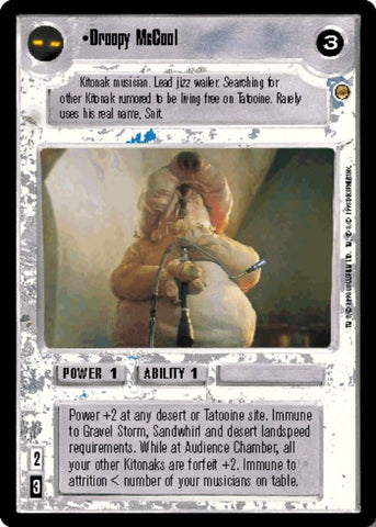 Star Wars CCG | Droopy McCool - Jabba's Palace | The Nerd Merchant