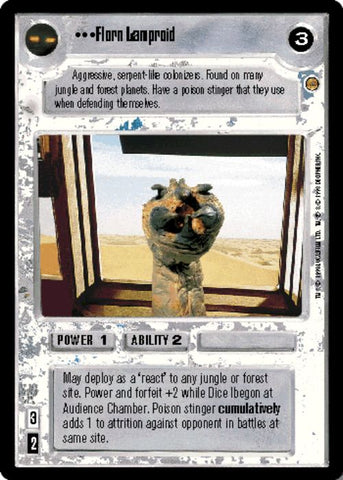 Star Wars CCG | Florn Lamproid - Jabba's Palace | The Nerd Merchant