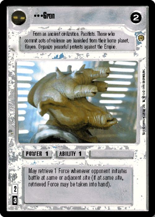 Star Wars CCG | Gran - Jabba's Palace | The Nerd Merchant