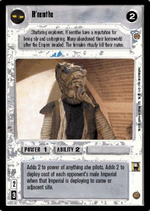Star Wars CCG | H'nemthe - Jabba's Palace | The Nerd Merchant