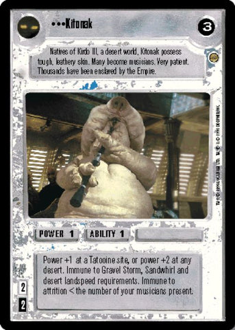 Star Wars CCG | Kitonak - Jabba's Palace | The Nerd Merchant