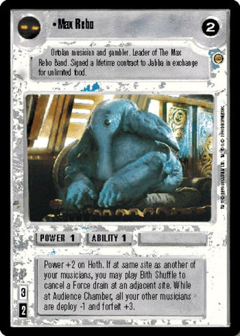 Star Wars CCG | Max Rebo - Jabba's Palace | The Nerd Merchant