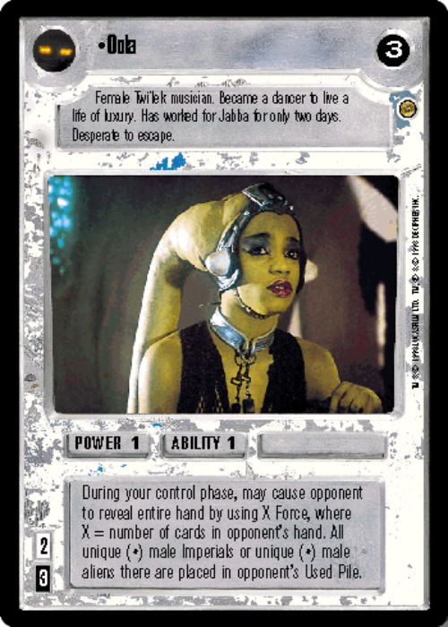 Star Wars CCG | Oola - Jabba's Palace | The Nerd Merchant