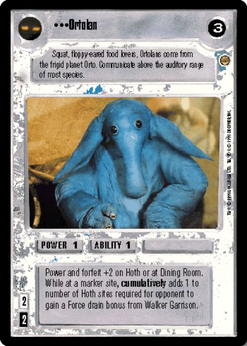 Star Wars CCG | Ortolan - Jabba's Palace | The Nerd Merchant