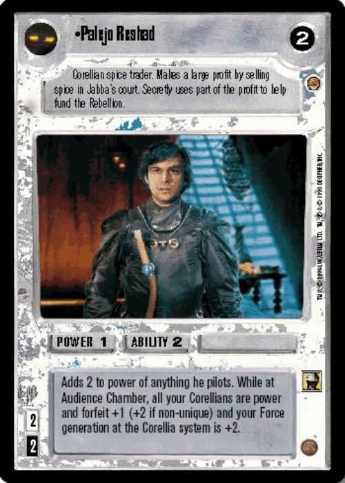 Star Wars CCG | Palejo Reshad - Jabba's Palace | The Nerd Merchant