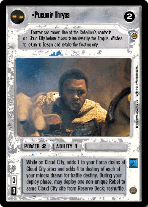 Star Wars CCG | Pucumir Thryss - Jabba's Palace | The Nerd Merchant