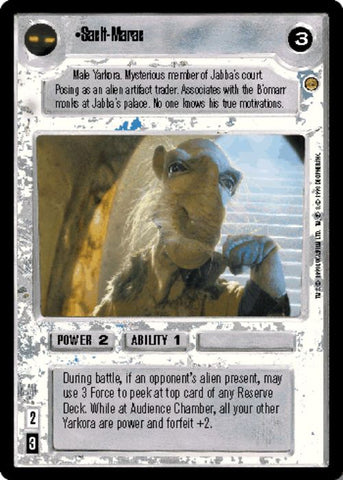 Star Wars CCG | Saelt-Marae - Jabba's Palace | The Nerd Merchant