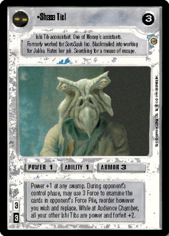 Star Wars CCG | Shasa Tiel - Jabba's Palace | The Nerd Merchant