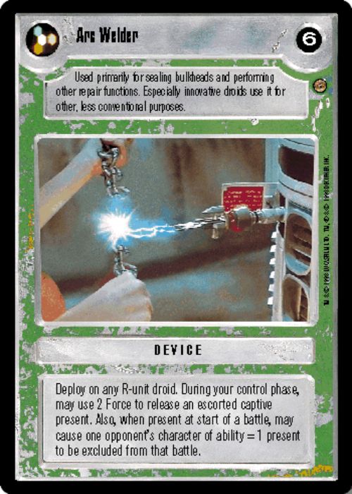 Star Wars CCG | Arc Welder - Jabba's Palace | The Nerd Merchant