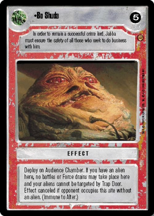 Star Wars CCG | Bo Shuda - Jabba's Palace | The Nerd Merchant