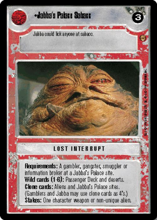 Star Wars CCG | Jabba's Palace Sabacc [Light] - Jabba's Palace | The Nerd Merchant
