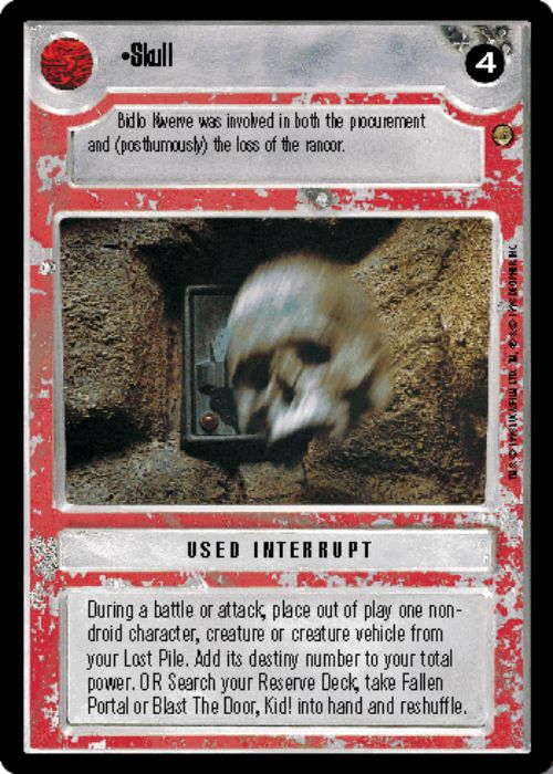 Star Wars CCG | Skull - Jabba's Palace | The Nerd Merchant