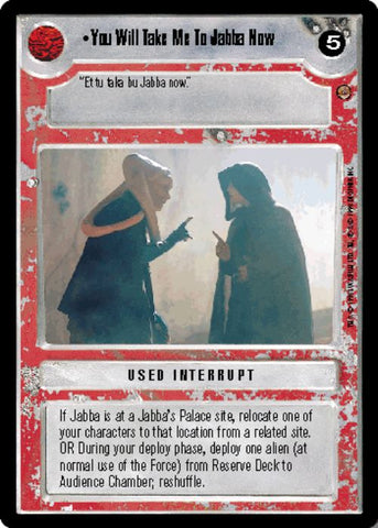 Star Wars CCG | You Will Take Me To Jabba Now - Jabba's Palace | The Nerd Merchant