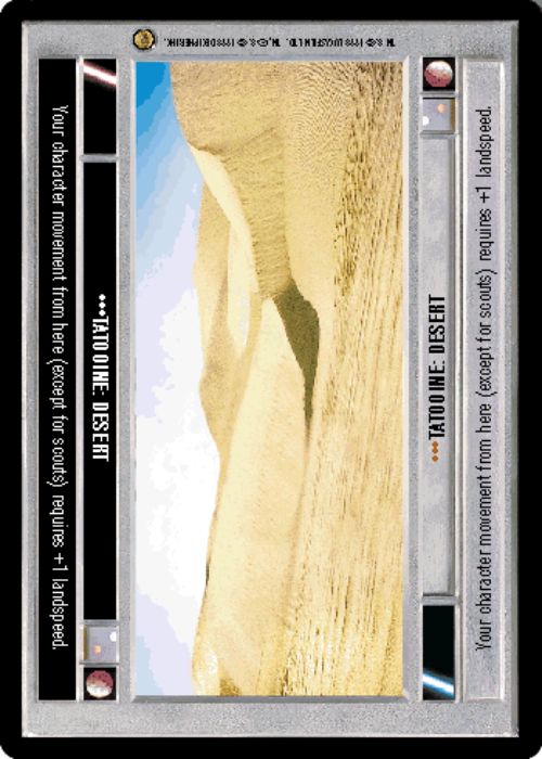 Star Wars CCG | Tatooine: Desert [Light] - Jabba's Palace | The Nerd Merchant