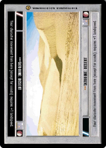 Star Wars CCG | Tatooine: Desert [Light] - Jabba's Palace | The Nerd Merchant