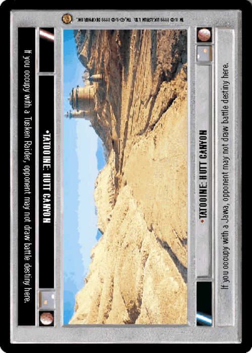 Star Wars CCG | Tatooine: Hutt Canyon - Jabba's Palace | The Nerd Merchant