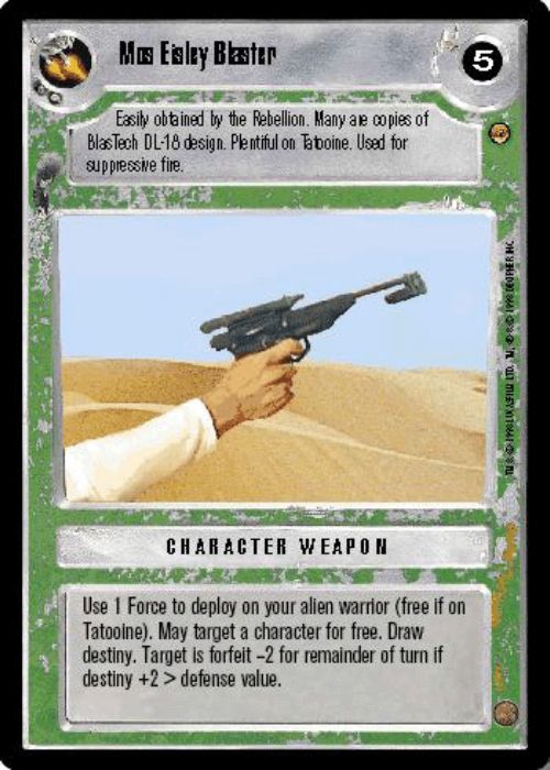 Star Wars CCG | Mos Eisley Blaster [Light] - Jabba's Palace | The Nerd Merchant