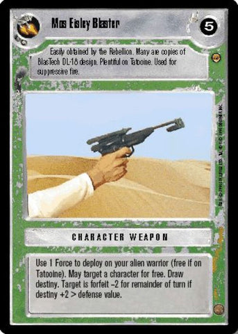 Star Wars CCG | Mos Eisley Blaster [Light] - Jabba's Palace | The Nerd Merchant