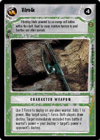 Star Wars CCG | Vibro-Ax [Light] - Jabba's Palace | The Nerd Merchant