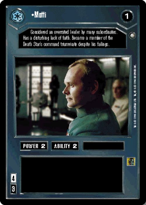 Star Wars CCG | Motti - Jedi Pack | The Nerd Merchant