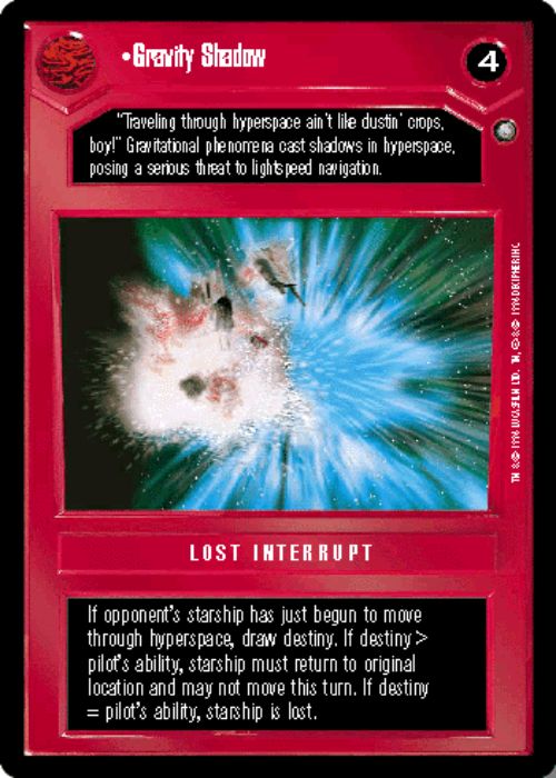 Star Wars CCG | Gravity Shadow - Jedi Pack | The Nerd Merchant