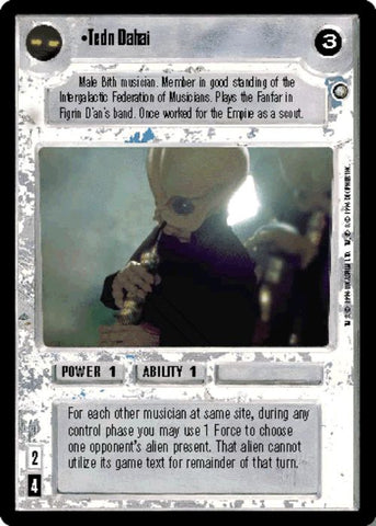Star Wars CCG | Tedn Dahai - Jedi Pack | The Nerd Merchant